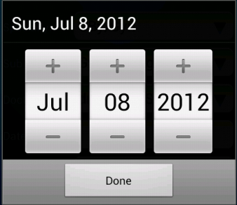 Not Working Android 4.1 DatePicker