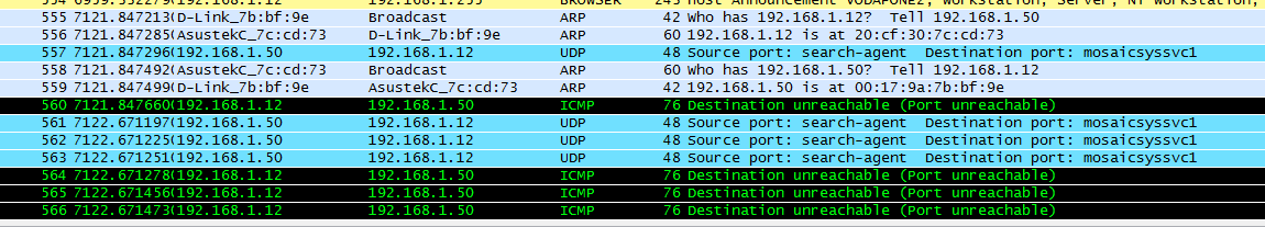 Wireshark Snapshot