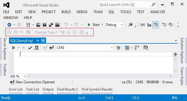 Visual Studio Screen Shot