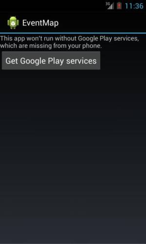 This app won't run without Google Play services which are missing from your phone.