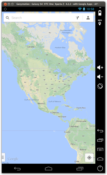 Google Maps on Genymotion