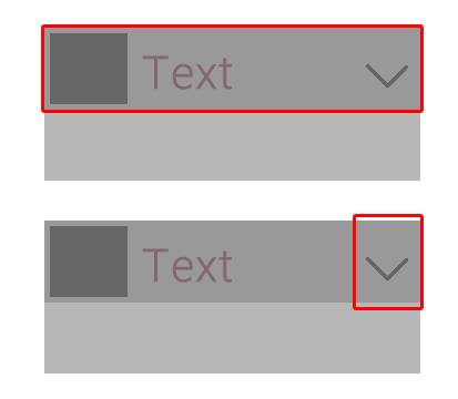 First picture show the expand action (now), second show the expand action how it should be...