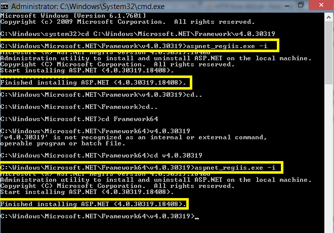 Net framework 4.0 30319