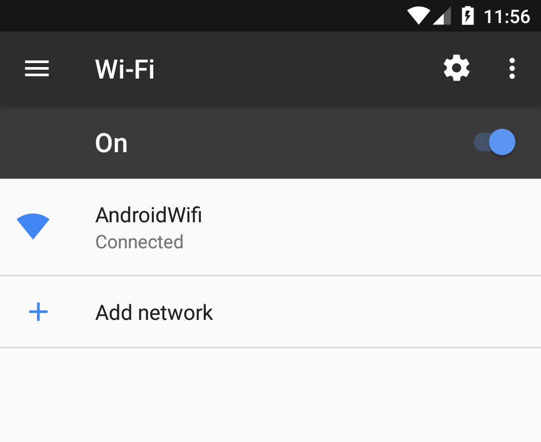 Android emulator wifi