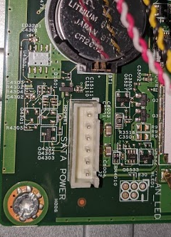 Motherboard 6-pin SATA power port