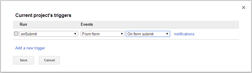 Google App Triggers