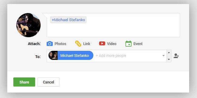 Google Plus Post Widget