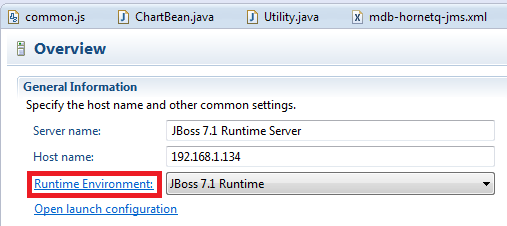 JBoss Runtime Configuration