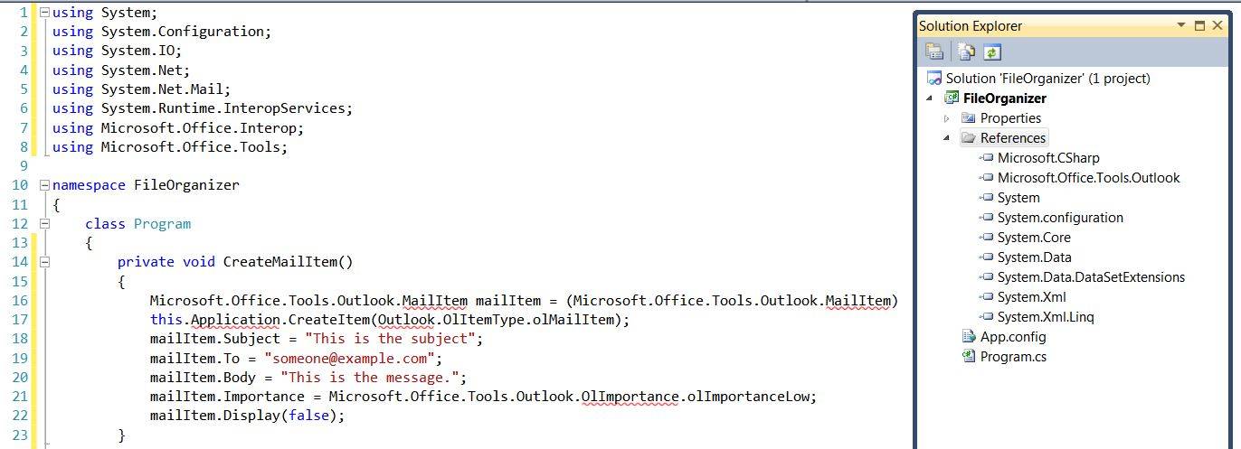 ScreenShot of code from VS2010 showing the build errors