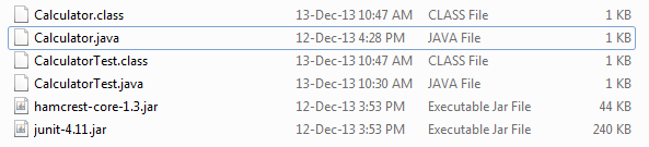 Current Folder after compiling