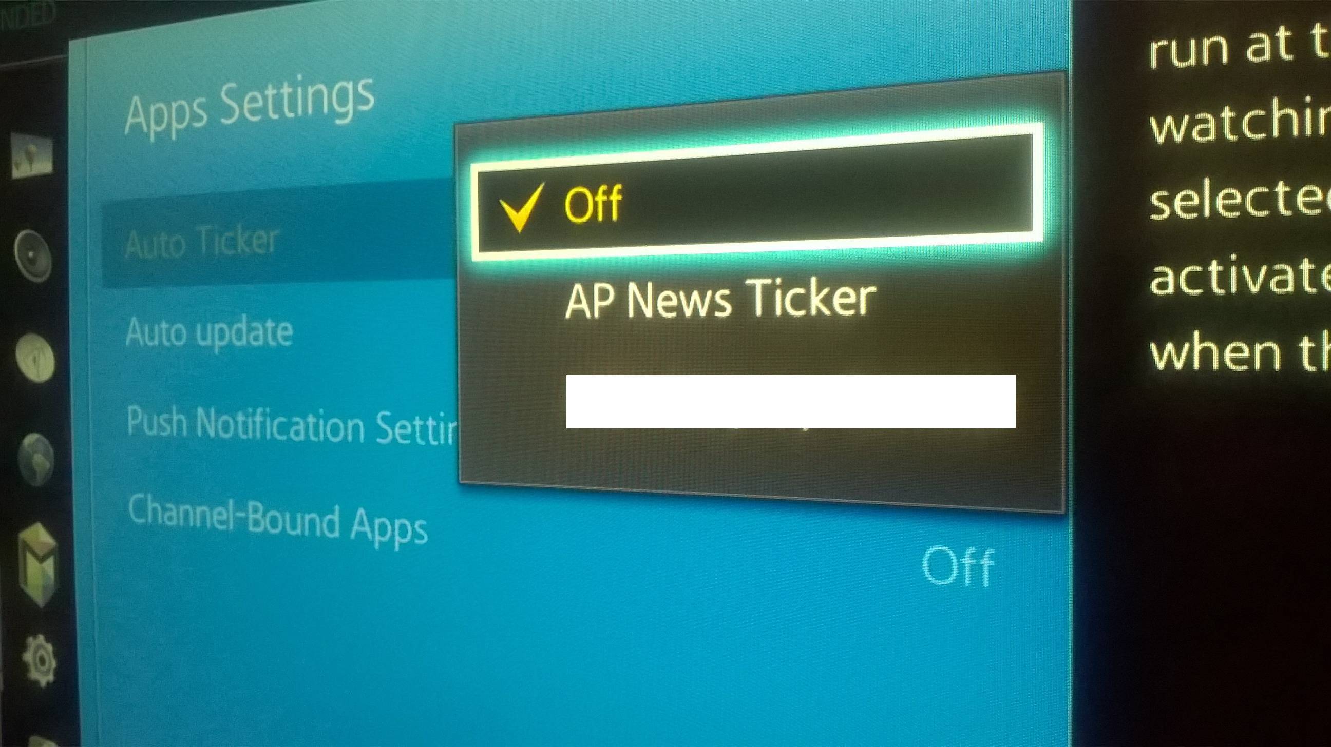 Auto Ticker Options