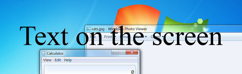 Screenshot of text on the screen.