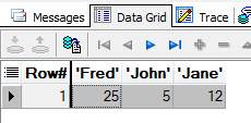 Toad Data Grid