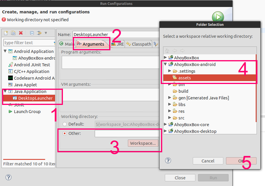 Running configuration