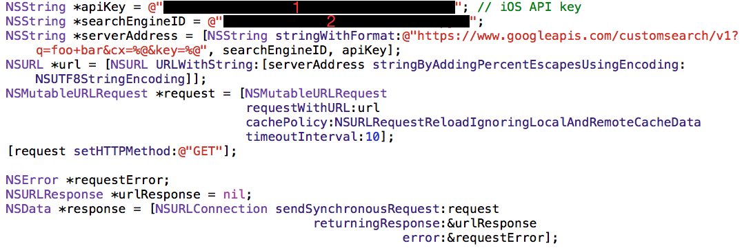 GET request in Xcode