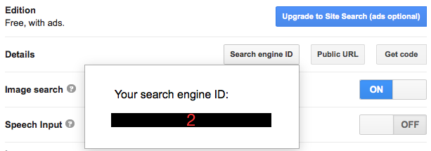 CSE search engine ID