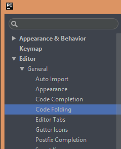 Pycharm 2016 settings