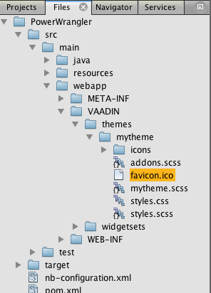 File system view of a favicon’s location, using NetBeans 8