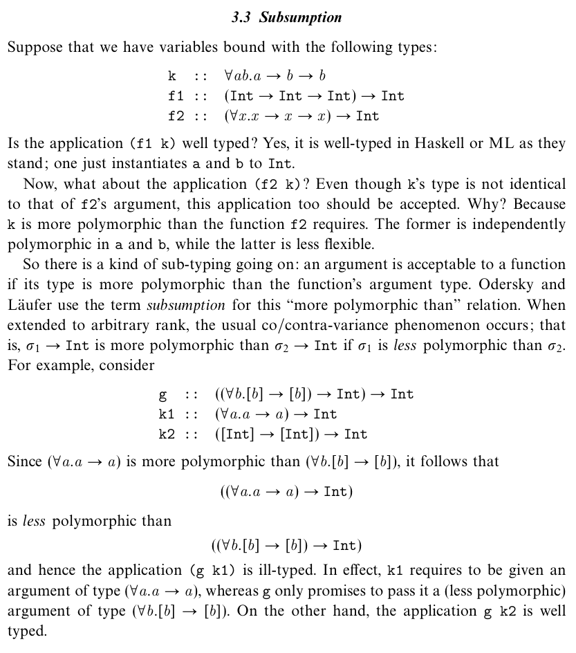 3.3 Subsumption