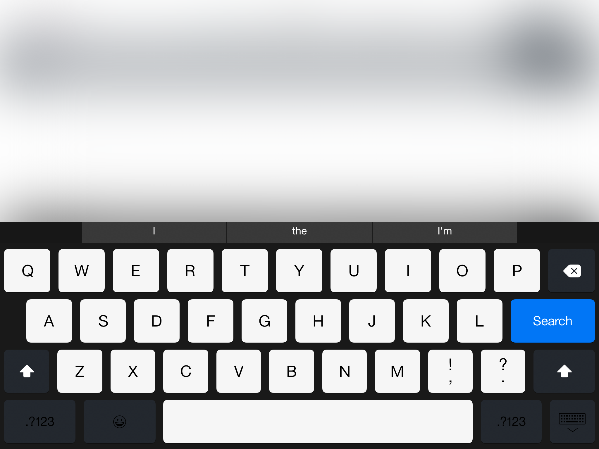 wrong colored dark keyboard