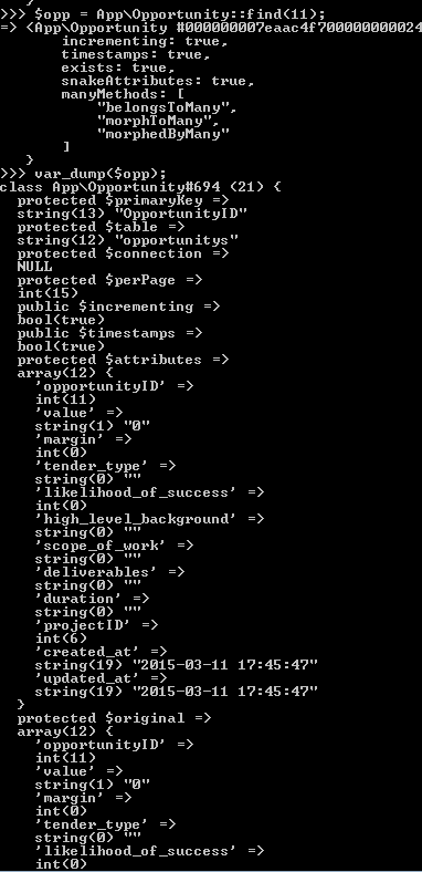 Using Tinker to update