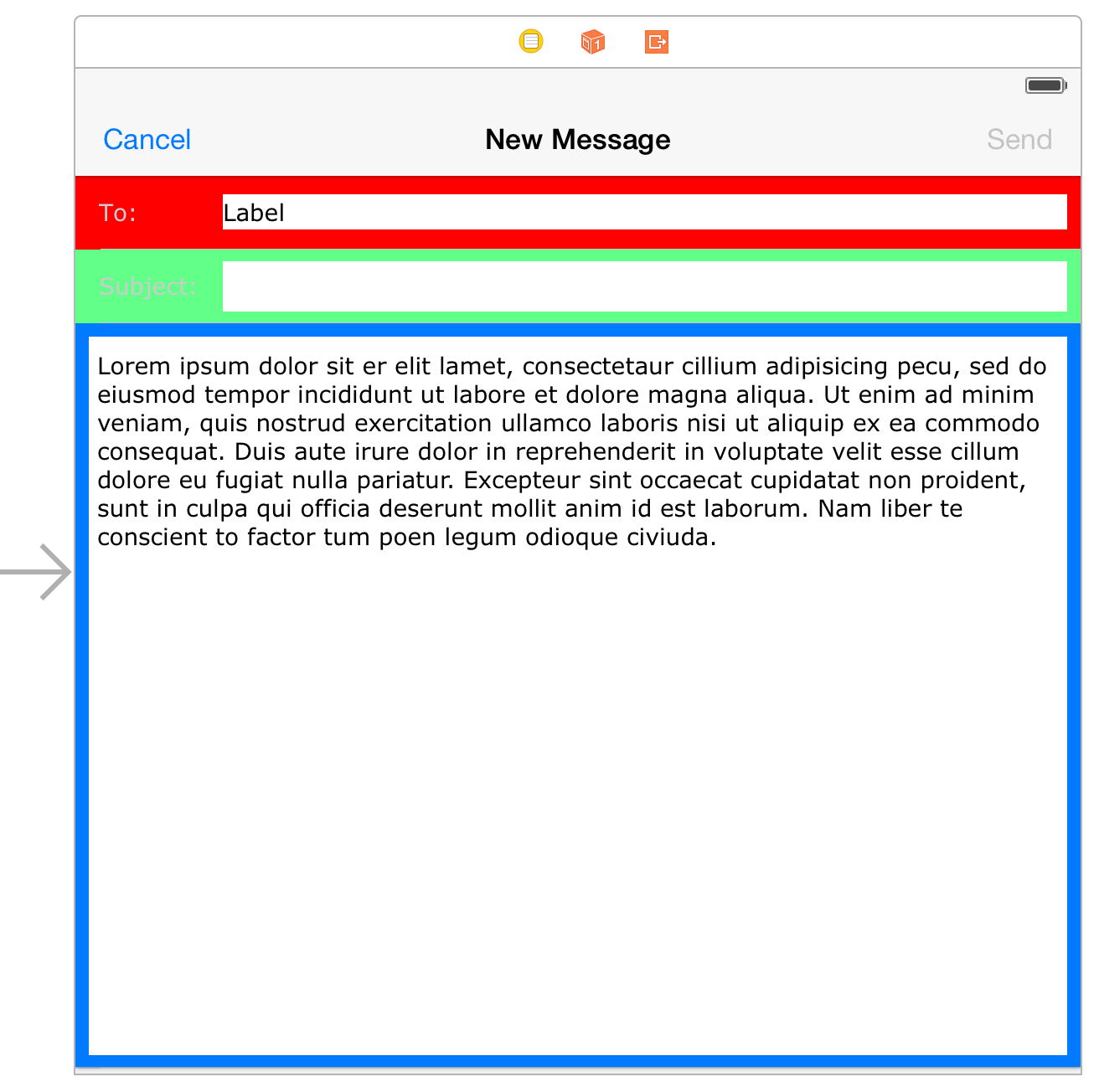 Storyboard view controller