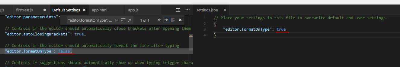 Visual studio code как открыть настройки json