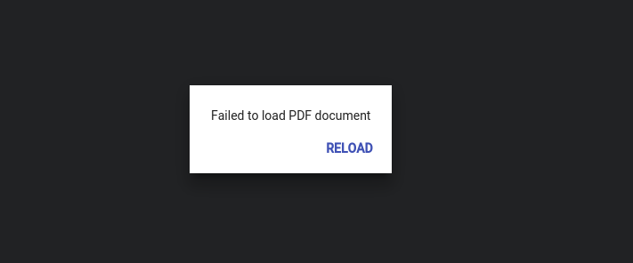 Getting error in chrome browser while generating PDF