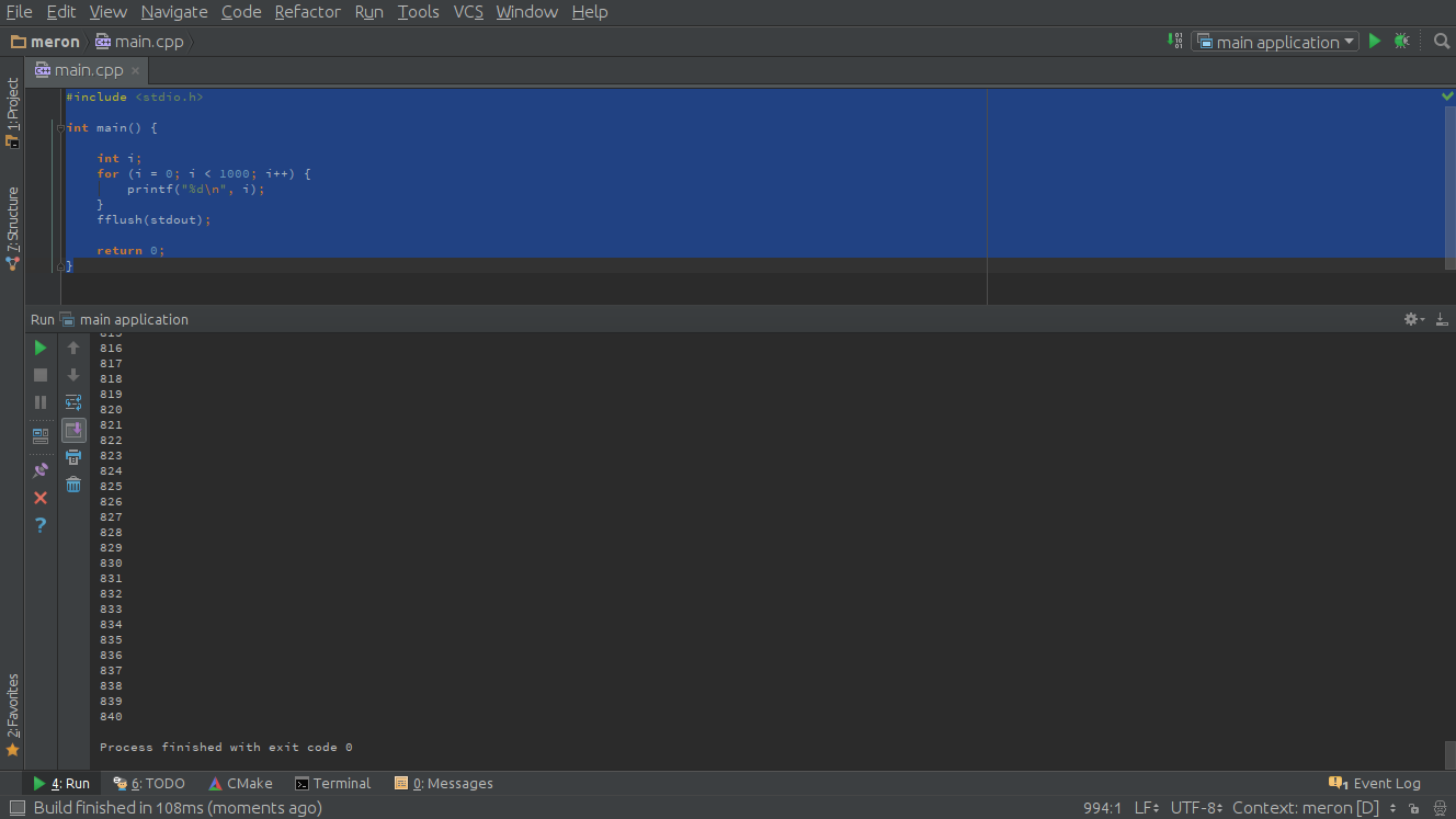 terminal output cuts off