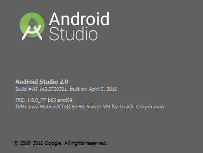 Android Studio Version Info