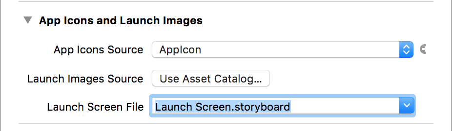 Launch Screen File