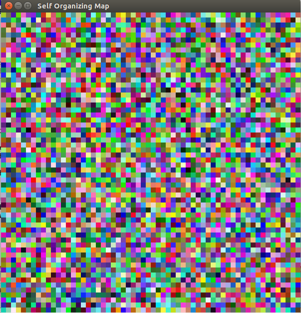 Random coloured pixels