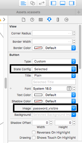this is example of "How to set image for different state of button"