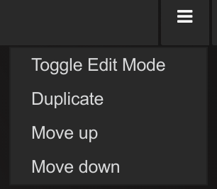 Toggle Edit Mode