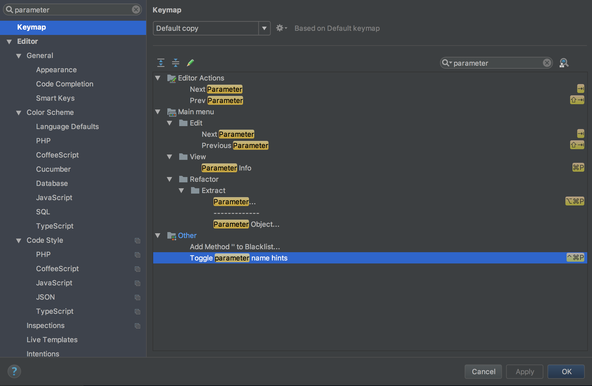Java method parameters. Как отключить подсказки в vs code. Android Studio слайд между экранами. PHPSTORM keymap. INTELLIJ idea settings Screen.