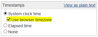 Use browser timezone