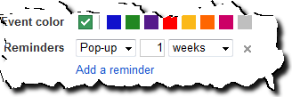 Google Popup Reminder