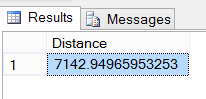 Result of above sql query