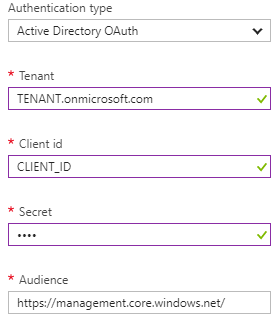 Job - Active Directory OAuth