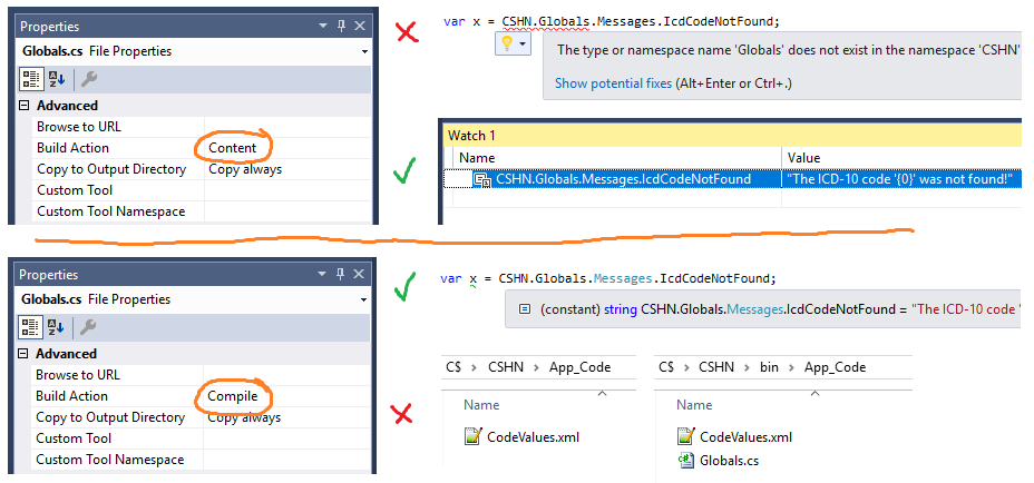 App_Code Content vs Compile