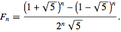 Fibonacci Equation