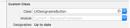 Showing how to change the class of the button using Interface Builder