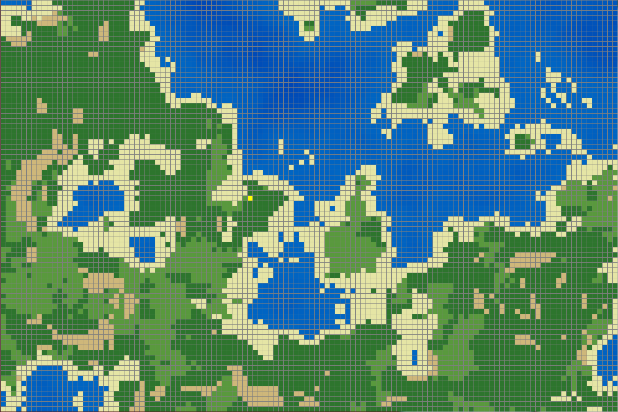 Пиксельная игра остров