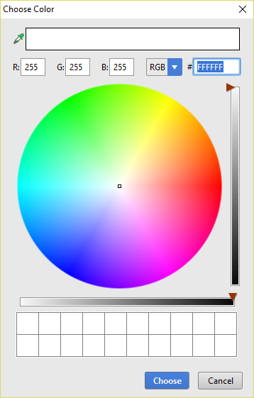 Color Wheel in Android Studio