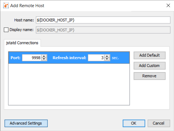 Add Remote Host