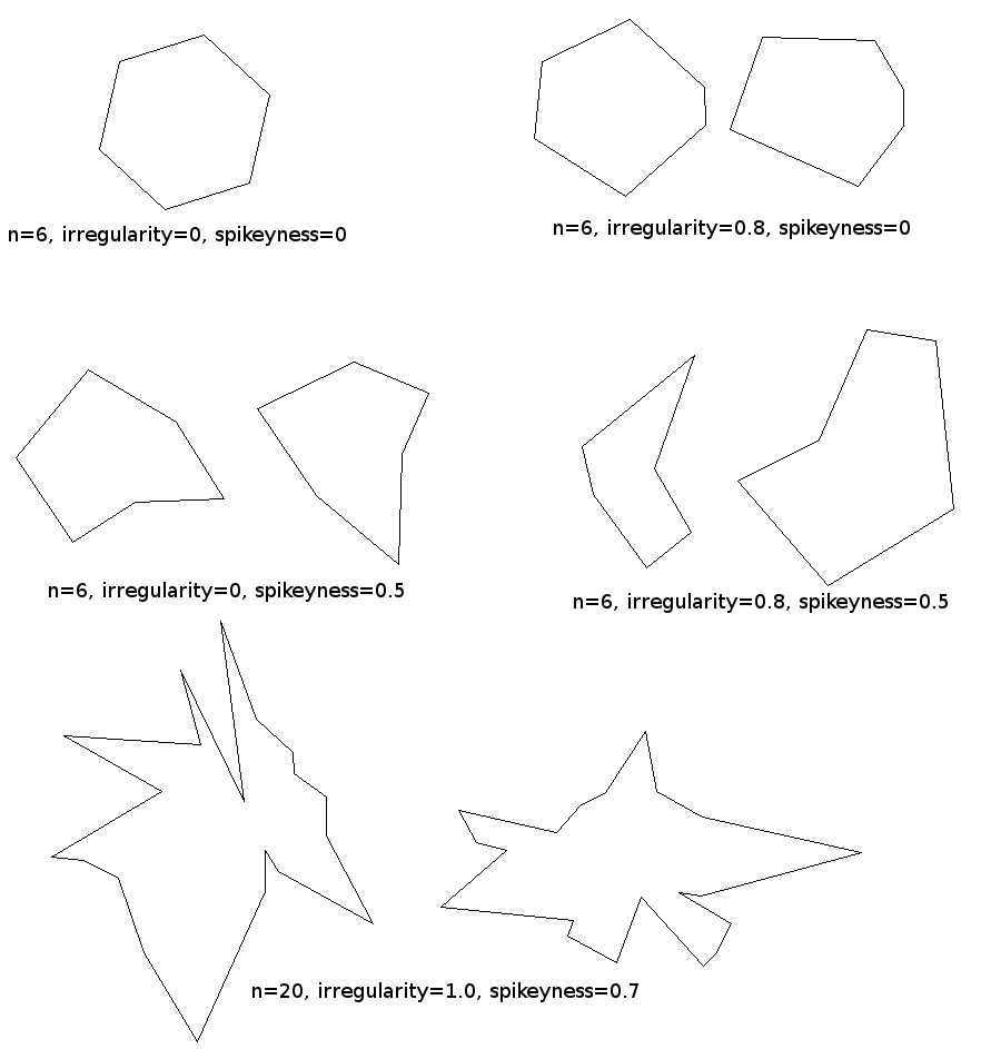 some polygons I generated