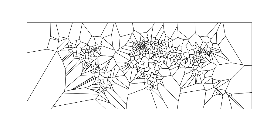 Voronoi diagram of cities