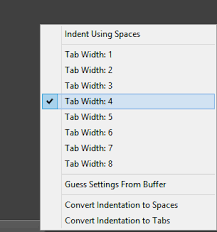 Tab Options in Sublime Text 2